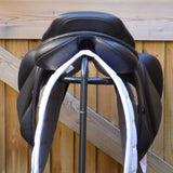 Silhouette monoflap event / jump Insignia saddle, 17" Wide, Brown (SKU131)