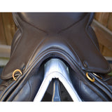 Silhouette monoflap event / jump Insignia saddle, 17" Wide, Brown (SKU131)