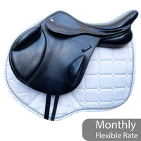 Kent & Masters S-Series Monoflap XC Jump Saddle (adjustable), 17" Black (SKU365)