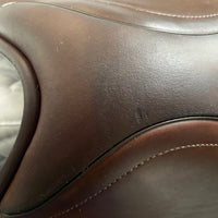 Bates Advanta Monoflap XC / Jump saddle (Adjustable), 17.5", Brown with Black Accents (Easy Change System) (SKU539) - BUY IT NOW