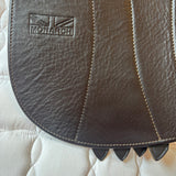 GFS Monarch Pony Jump Saddle S671, Adjustable Gullet - 16" Brown (SKU521)