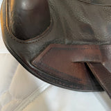 Stirlingshire Saddle Fitters (Ideal) Patriot jump saddle - 17" W, Brown (SKU461)