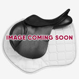 Silhouette monoflap event / jump Insignia saddle, 17" Extra Extra Wide (XXW), Brown (SKU293)