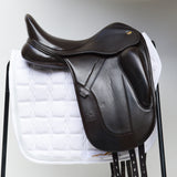 Fairfax Gareth Monoflap Dressage Saddle, 17.5", Adjustable, Brown (SKU271)