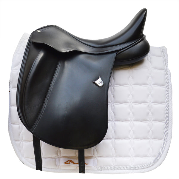Size 0 (16.5-17") Bates Innova Standard Contourbloc Dressage Saddle - Black (Easy Change System) (SKU310) - BUY IT NOW