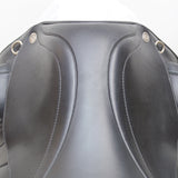 Equipe E Carbon Viktoria Monoflap Dressage Saddle, 17" +0.5 (Medium-MW) Black (SKU289) - BUY IT NOW