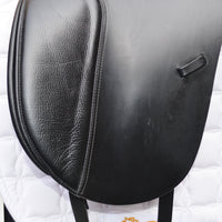 Kent & Masters S-Series Dressage Moveable Block Standard Wither Saddle (MDM), 16.5", Adjustable, Black (SKU451)