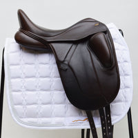 Fairfax Gareth Monoflap Dressage Saddle, 16.5", Adjustable, Brown (SKU308) - BUY IT NOW