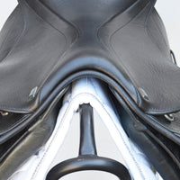 GFS Monarch Regency-X Jump Saddle, Adjustable Gullet - 17" Black (SKU178)