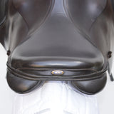 Kent and Masters Pony Club Long Leg saddle, Adjustable Gullet, 16.5", Brown (SKU445)
