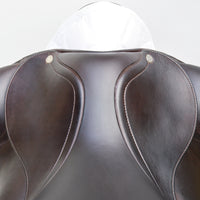 Equipe Emporio Monoflap Dressage Saddle, 17" +3, Brown (SKU254)