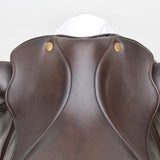 Fairfax Gareth Monoflap Dressage Saddle, 16.5", Adjustable, Brown (SKU308) - BUY IT NOW