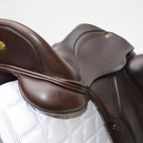 Fairfax Gareth Monoflap Dressage Saddle, 16.5", Adjustable, Brown (SKU308) - BUY IT NOW