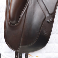 Fairfax Gareth Monoflap Dressage Saddle, 16.5", Adjustable, Brown (SKU308) - BUY IT NOW