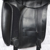 Albion Legend K2 Dressage Saddle, 16.5" MW Black (SKU402)