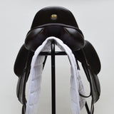Fairfax Gareth Monoflap Dressage Saddle, 17.5", Adjustable, Brown (SKU460)