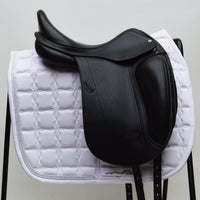 Equipe Emporio Monoflap Dressage Saddle, 16" +1.5 Black (SKU179) - BUY IT NOW