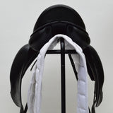 Equipe Emporio Monoflap Dressage Saddle, 16" +1.5 Black (SKU179)