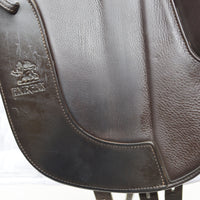 Fairfax Gareth Monoflap Dressage Saddle, 17.5", Adjustable, Brown (SKU460)
