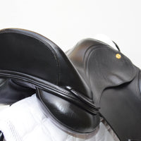 Kent & Masters S-Series Dressage Moveable Block Standard Wither Saddle (MDM), 16.5", Adjustable, Black (SKU456)