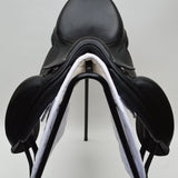 Equipe Emporio Monoflap Dressage Saddle, 16" +1.5 Black (SKU179) - BUY IT NOW