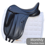 Kent & Masters Competition Dressage KCMMD, 17.5", Black, Adjustable (SKU517)