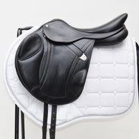 Bates Advanta Monoflap XC / Jump saddle (Adjustable), 16.5", Black (Easy Change System) (SKU415) - BUY IT NOW
