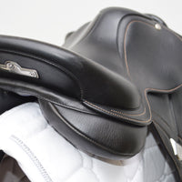Bates Advanta Monoflap XC / Jump saddle (Adjustable), 16.5", Black (Easy Change System) (SKU415) - BUY IT NOW