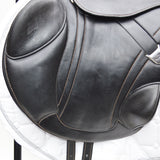 Bates Advanta Monoflap XC / Jump saddle (Adjustable), 16.5", Black (Easy Change System) (SKU415) - BUY IT NOW