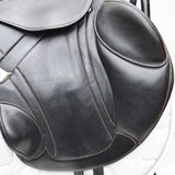 Bates Advanta Monoflap XC / Jump saddle (Adjustable), 16.5", Black (Easy Change System) (SKU415) - BUY IT NOW