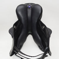 Bates Advanta Monoflap XC / Jump saddle (Adjustable), 16.5", Black (Easy Change System) (SKU415) - BUY IT NOW
