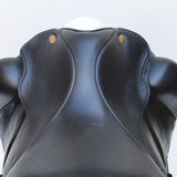 Fairfax Gareth 17.5" Adjustable Gullet Monoflap Dressage Saddle, Black (SKU264)