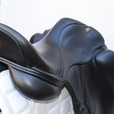 Fairfax Gareth 17.5" Adjustable Gullet Monoflap Dressage Saddle, Black (SKU264) - BUY IT NOW