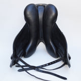 Fairfax Gareth 17.5" Adjustable Gullet Monoflap Dressage Saddle, Black (SKU264) - BUY IT NOW