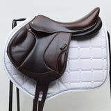 Voltaire Essentials Monoflap Jump saddle, 17.5", Brown, Adjustable (SKU335) - BUY IT NOW