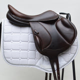 Voltaire Essentials Monoflap Jump saddle, 17.5", Brown, Adjustable (SKU335) - BUY IT NOW