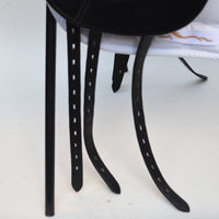 Fairfax Gareth Adjustable Gullet Monoflap Dressage Saddle, 17.5", Black (SKU277) - BUY IT NOW