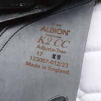 Albion K2 CC (Cob/Connemara) Jump Saddle - 17" XW (Adjusta Model) Black (SKU430)