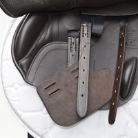 Albion K2 Jump saddle, HOOP TREE, 16.5", Wide (Adjusta Model), Dark Havana (SKU428) NEW