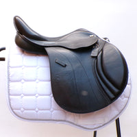 GFS Monarch Regency-X Jump Saddle, Adjustable Gullet - 17" Black (SKU178)