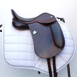 Bates Pony Dressage Saddle (Long Flap) - Size 15", Brown (SKU543) - BUY IT NOW
