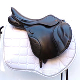 Kent & Masters  S-Series Jump Saddle (MJJ) (adjustable), 17" Brown (SKU534)