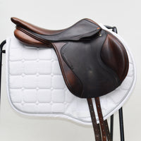 Albion Kontact Lite Monoflap Jump Saddle 17.5" M, Brown (SKU474)