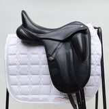 Fairfax Gareth Monoflap Dressage Saddle, 16.5", Adjustable, Black (SKU465) - BUY IT NOW