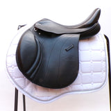 GFS Monarch Regency-X Jump Saddle, Adjustable Gullet - 17" Black (SKU178)
