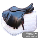 Kent & Masters  S-Series Jump Saddle (MJJ) (adjustable), 17" Brown (SKU534)