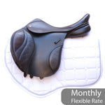 Kent & Masters S-Series Pony Jump Saddle (MPJ) (adjustable), 16.5" Brown (SKU520)