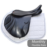 Albion K2 CC (Cob/Connemara) Jump Saddle - 17" XW (Adjusta Model) Black (SKU430)