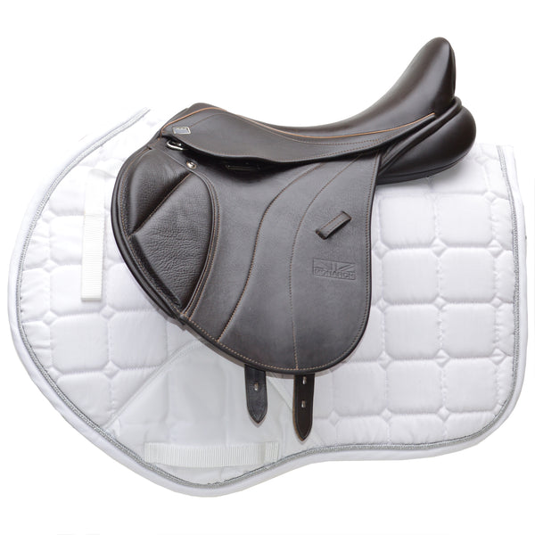 GFS Monarch Pony Jump Saddle S671, Adjustable Gullet - 15" Brown (SKU463) _ BUY IT NOW