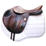 Bates Advanta Monoflap XC / Jump saddle (Adjustable), 17.5", Brown with Black Accents (Easy Change System) (SKU539) - BUY IT NOW